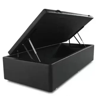 BOX BAÚ GRÃ LUXO SOLTEIRÃO 108X198X43 CM