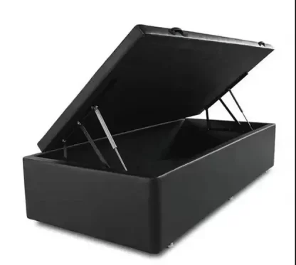 BOX BAÚ GRÃ LUXO SOLTEIRÃO 108X198X43 CM
