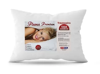 TRAVESSEIRO PLUMA PREMIUM TOQUE DE GANSO
