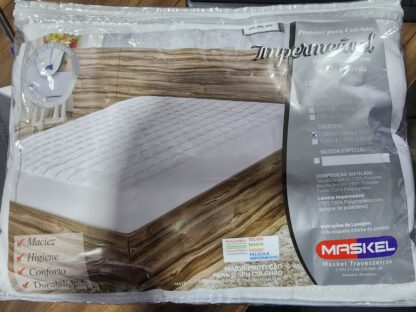 PROTETOR IMPERMEAVEL MASKEL ACOCHOADO QUEEN 158X198