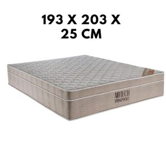 COLCHÃO AIRTECH SUPER KING ORTOBOM 193X203X25 CM