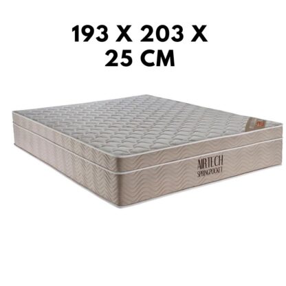 COLCHÃO AIRTECH SUPER KING ORTOBOM 193X203X25 CM