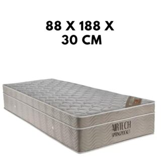 COLCHÃO AIRTECH ORTOBOM SOLTEIRO 88X188X30 CM