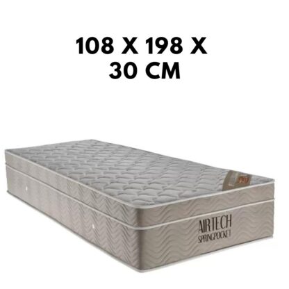 COLCHÃO AIRTECH ORTOBOM SOLTEIRÃO 108X198X30 CM