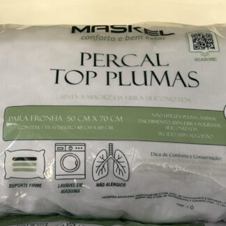 TRAVESSEIRO PERCAL TOP PLUMAS MASKEL
